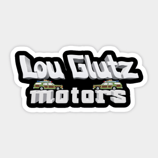 Lou Glutz Motors 3D with Family Trucksters! Sticker